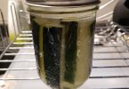 Jars of fermented food