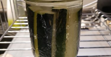 Jars of fermented food